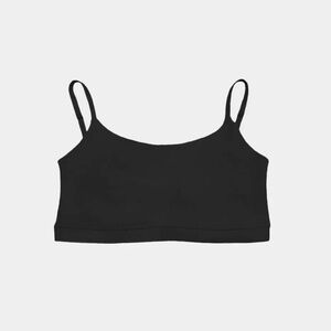 NWT Q for Quinn // Women's Everyday 100% Organic Cotton Bralette in Black